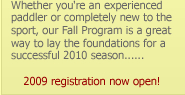 Fall Program