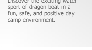 Dragon Boat Kids Camp