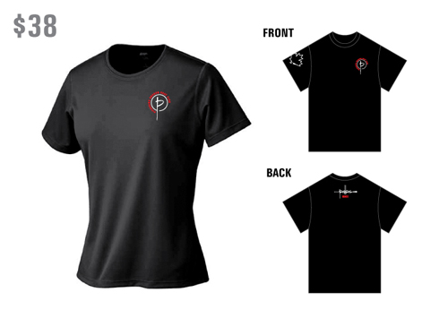 pdbc women's quick-dry t-shirt